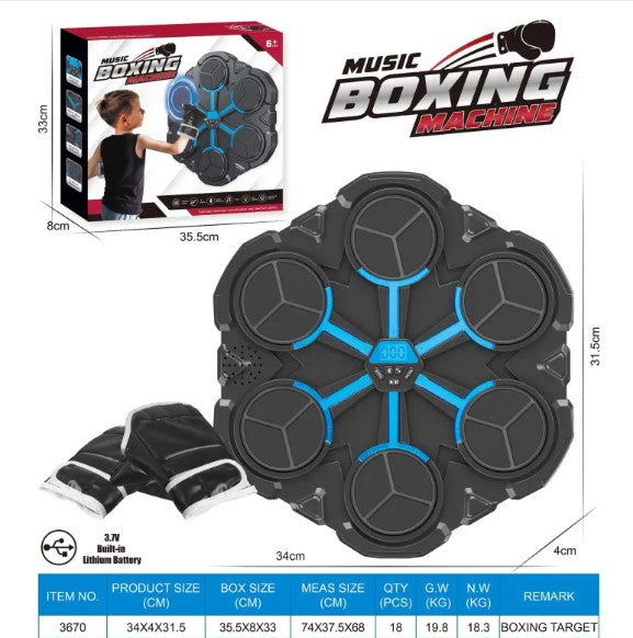 Machine de Cible de Boxe Intelligente – Entraînement Interactif avec LED et Réaction Rapide