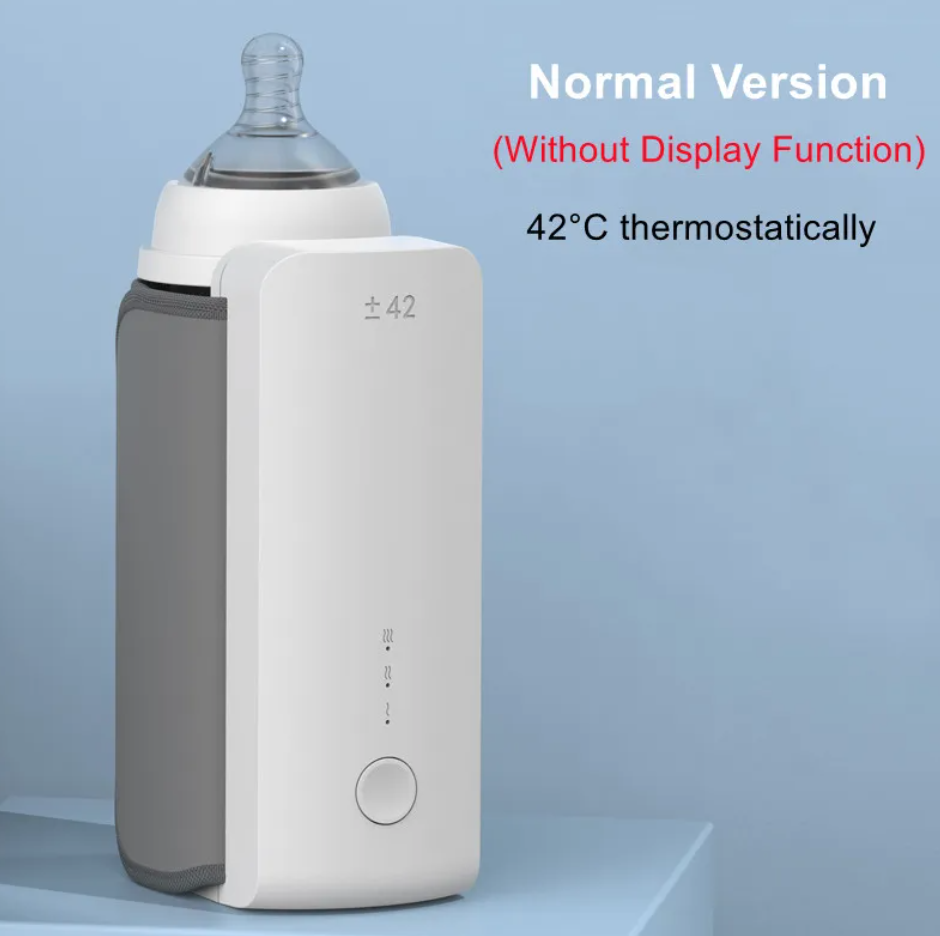 Chauffe-Biberon Portable Sans Fil – Rechargeable, Chauffage Rapide, Idéal pour les Déplacements