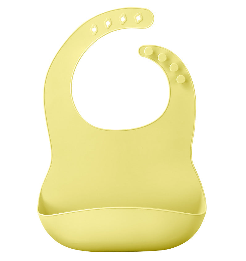 Bavoir en Silicone pour Bébé – Imperméable, Réutilisable et Facile à Nettoyer