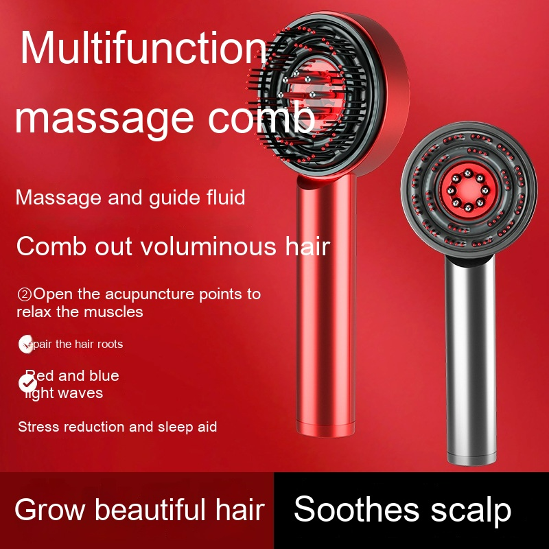 Peigne Masseur du Cuir Chevelu – Brosse de Massage Relaxante pour Soins Capillaires