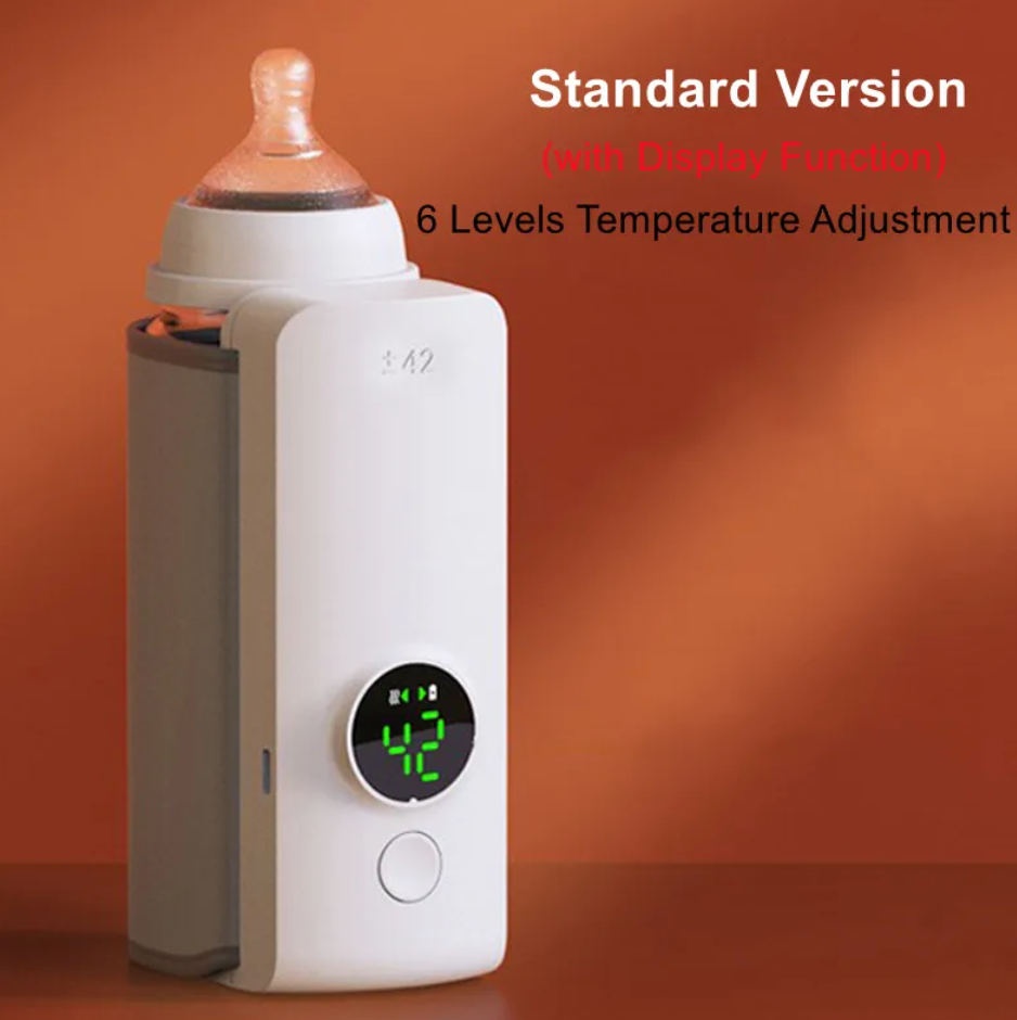 Chauffe-Biberon Portable Sans Fil – Rechargeable, Chauffage Rapide, Idéal pour les Déplacements