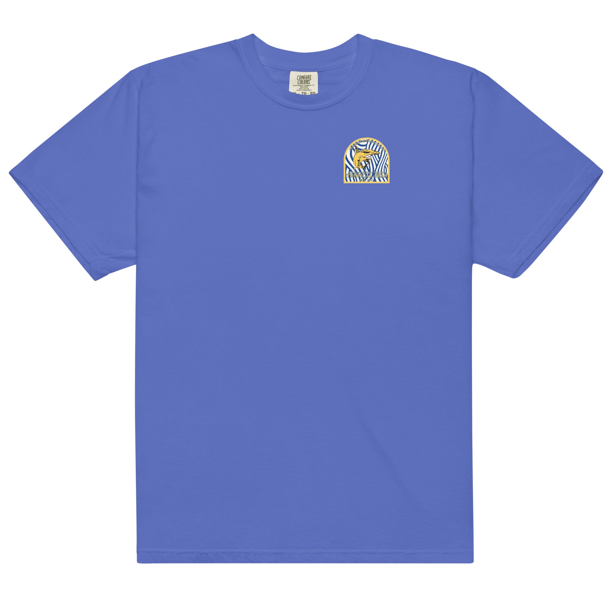 T-shirt Homme Épais – Imprimé Requin Marteau, Style Décontracté Premium
