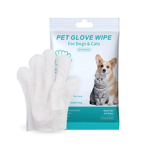 Gants et Lingettes de Nettoyage pour Animaux – Toilettage Doux pour Chiens et Chats