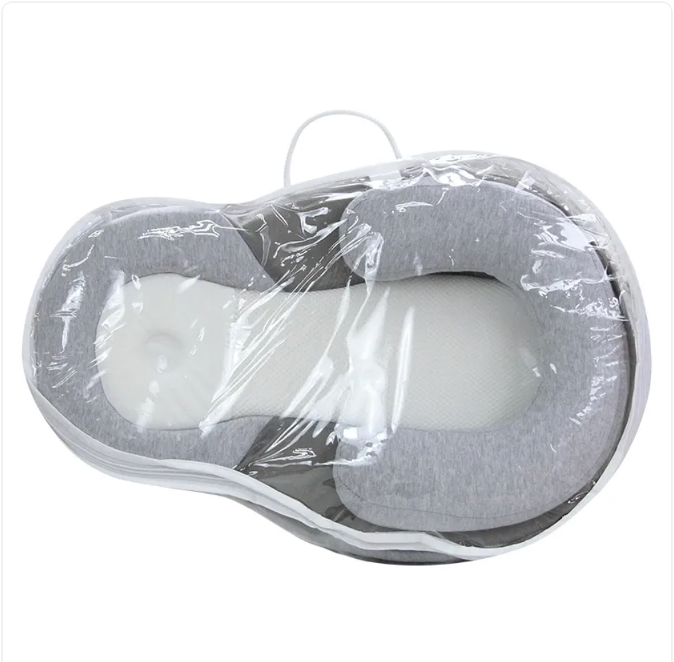 Coussin Anti-Régurgitation pour Bébé – Oreiller Incliné, Doux et Confortable