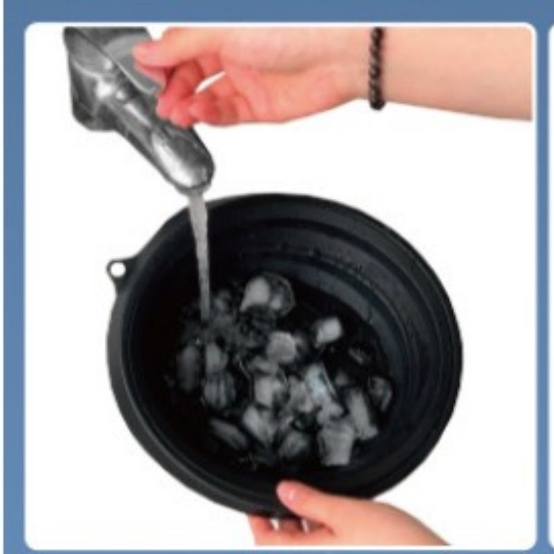 Bassin en Silicone Pliable – Bac Multifonction pour Eau, Glaçons et Usage Quotidien