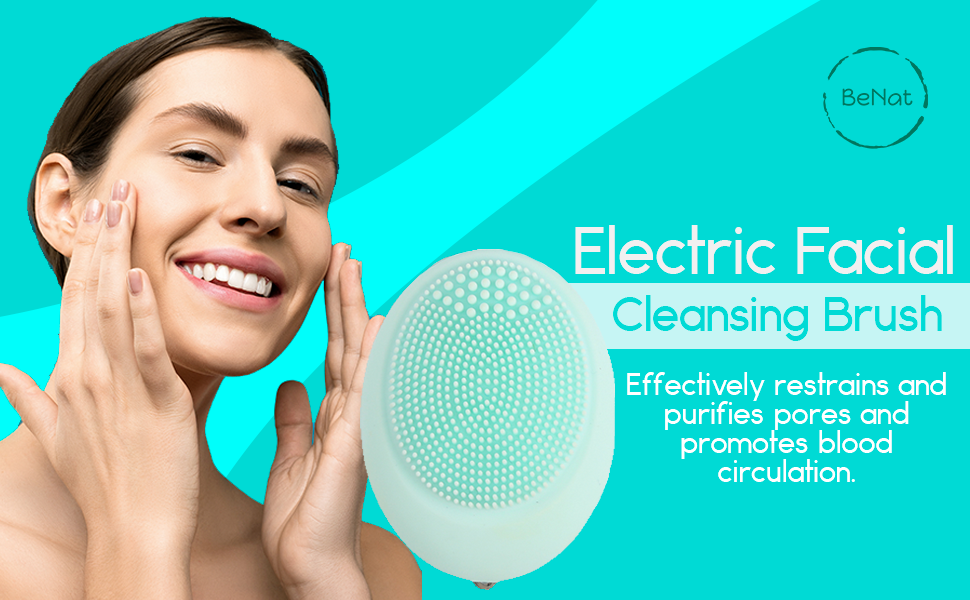 Brosse Électrique de Nettoyage du Visage – Nettoyeur Facial en Silicone, Massage et Soin Quotidien de la Peau