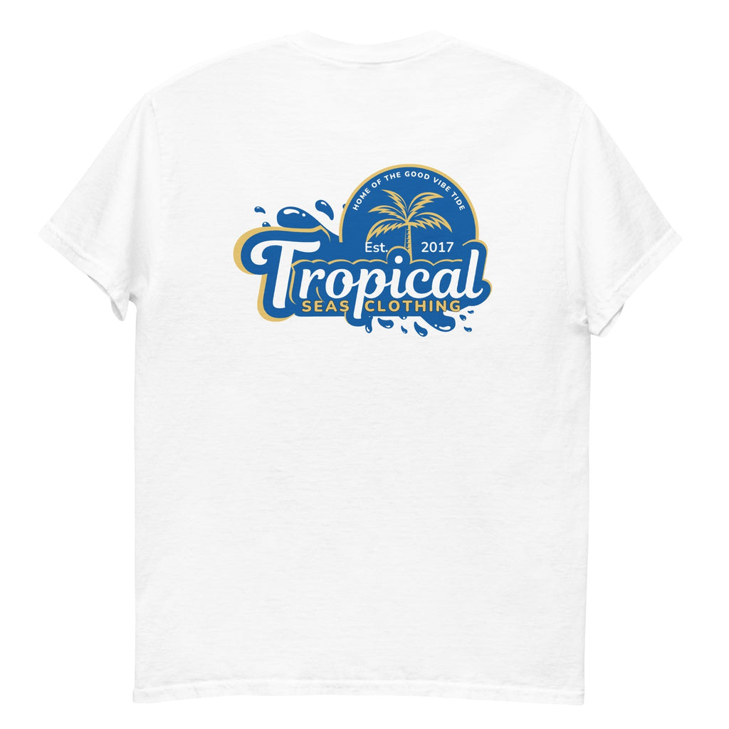T-shirt Tropical Homme/Femme – Style Décontracté, Imprimé Tropical