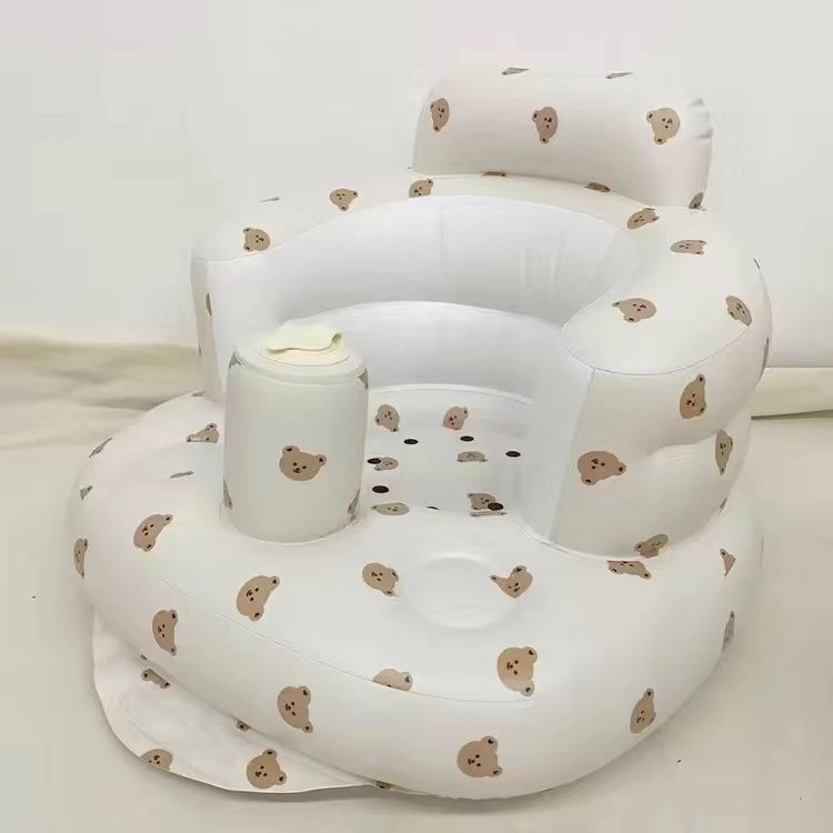 Siège Gonflable pour Bébé – Chaise Multifonction pour Repas, Bain et Jeux, Confortable et Portable