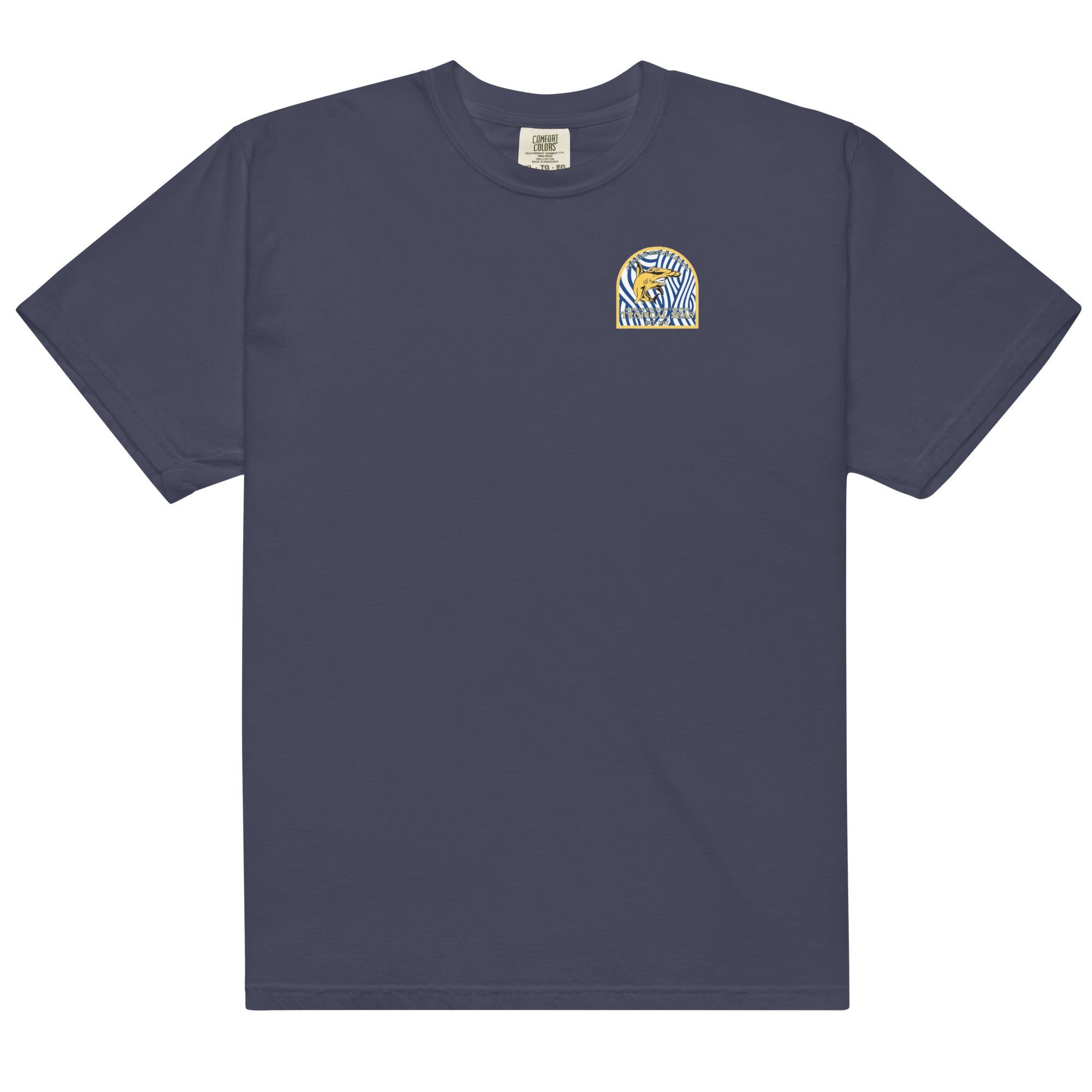 T-shirt Homme Épais – Imprimé Requin Marteau, Style Décontracté Premium