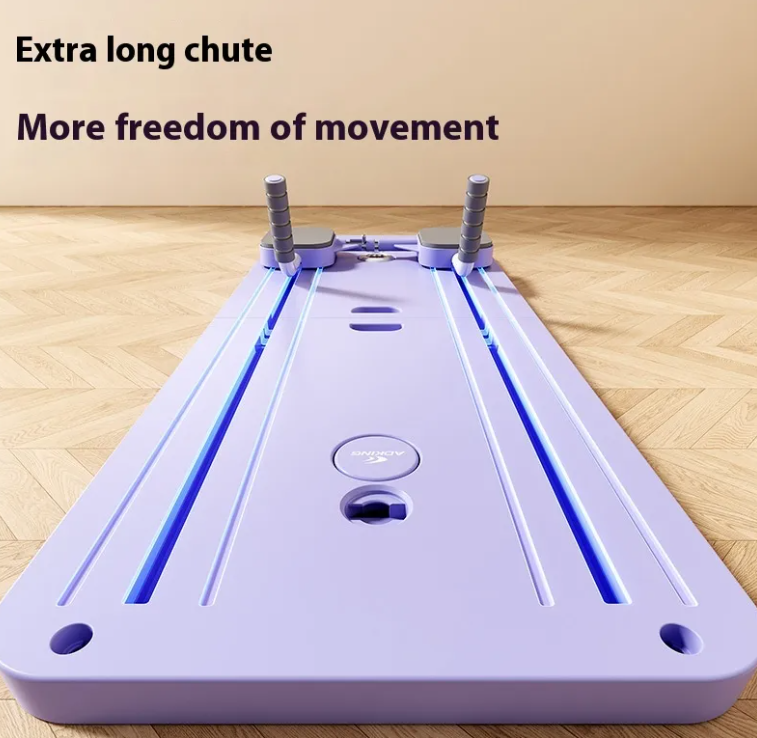 Planche de Fitness avec Roue Abdominale – Appareil de Musculation pour Gainage et Renforcement du Corps