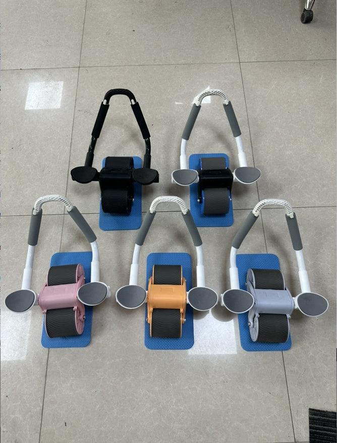 Roue Abdominale à Retour Automatique – Appareil de Musculation pour Abdominaux, Bras et Gainage