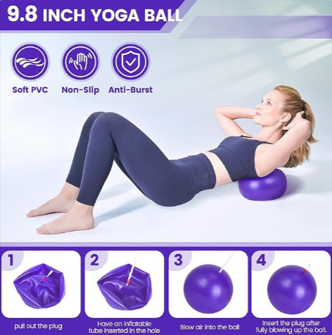 Kit Yoga & Pilates 13 Pièces – Ensemble Complet d’Accessoires de Fitness pour Entraînement à Domicile