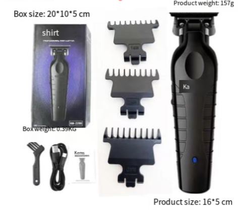 Kit Professionnel de Tondeuse à Cheveux Kemei – Sans Fil, Rechargeable, Coupe Précise pour Cheveux et Barbe