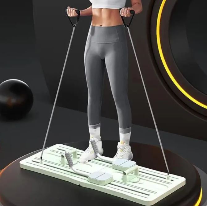 Planche de Glisse Pilates Compacte – Appareil de Fitness pour Renforcement Musculaire et Entraînement à Domicile