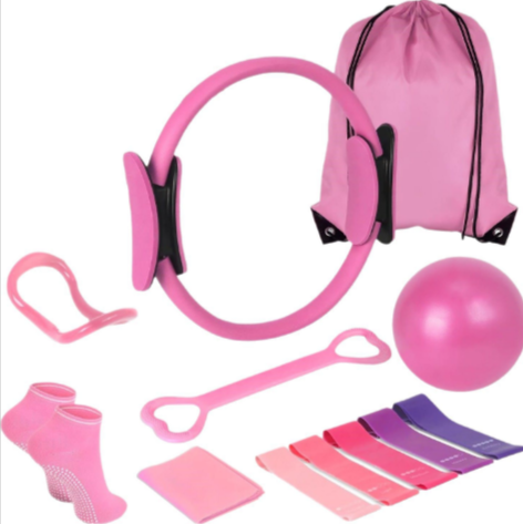 Kit Yoga & Pilates 13 Pièces – Ensemble Complet d’Accessoires de Fitness pour Entraînement à Domicile