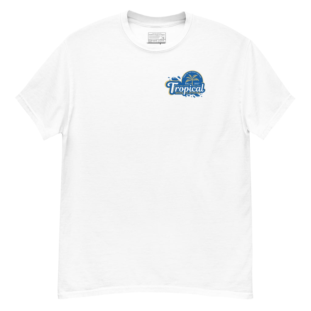 T-shirt Tropical Homme/Femme – Style Décontracté, Imprimé Tropical