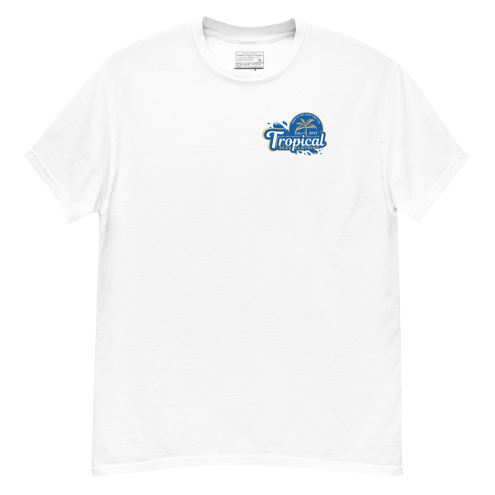 T-shirt Tropical Homme/Femme – Style Décontracté, Imprimé Tropical