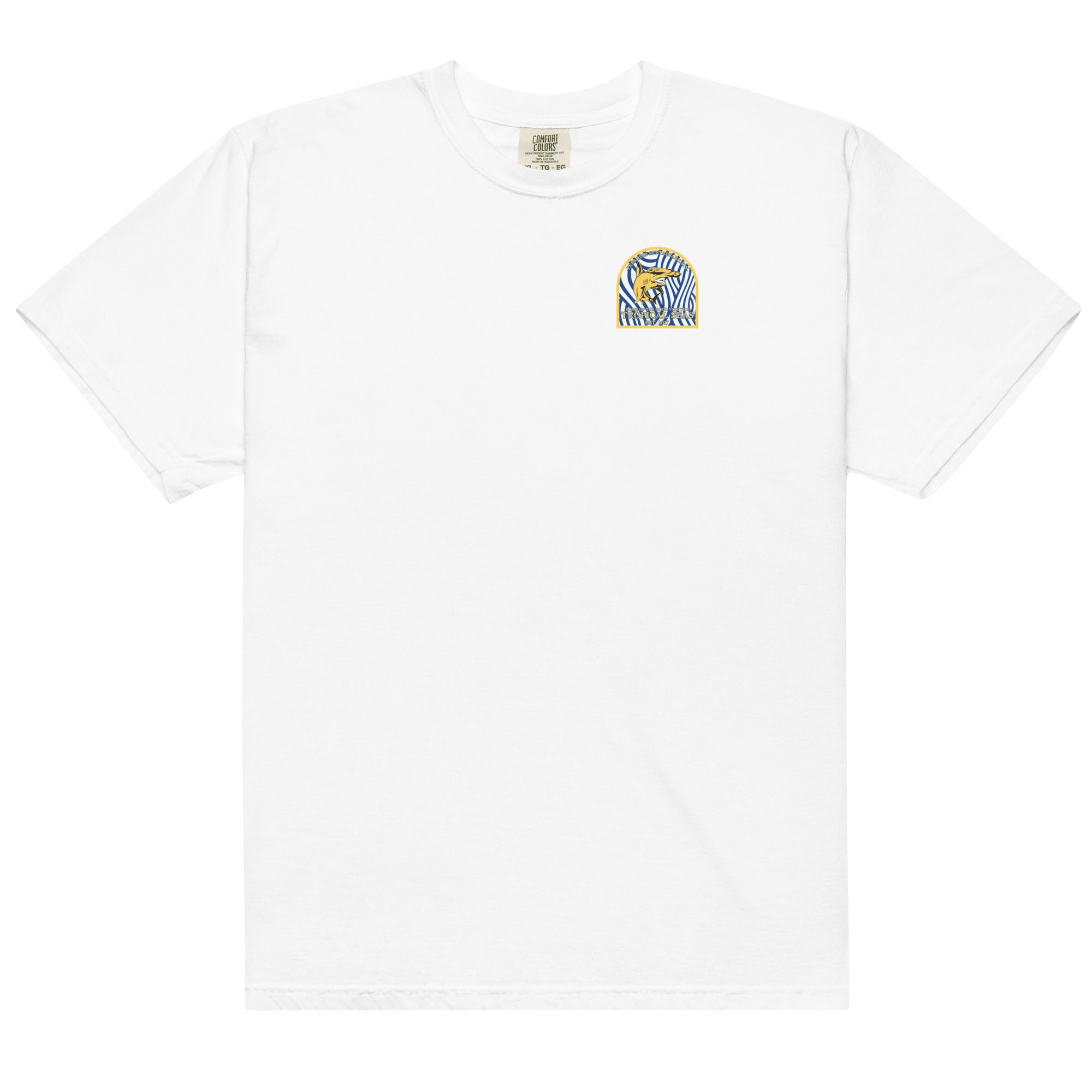 T-shirt Homme Épais – Imprimé Requin Marteau, Style Décontracté Premium