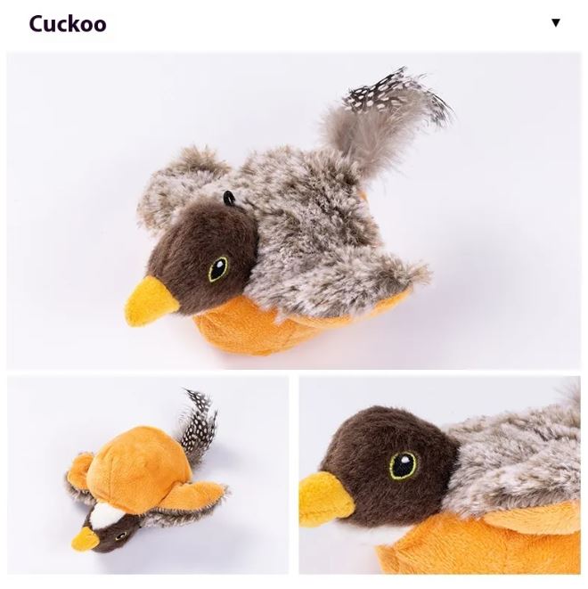 Jouet Oiseau Battant pour Chat – Jouet Interactif avec Mouvement Réaliste pour Divertissement