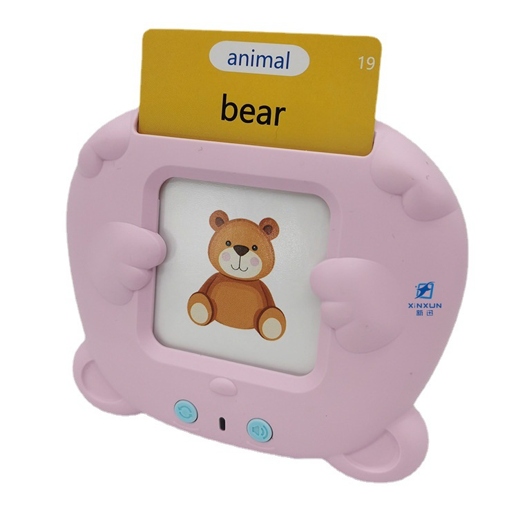 Machine de Cartes Éducatives Parlantes pour Enfants – Apprentissage Précoce, Vocabulaire et Jeux Éducatifs