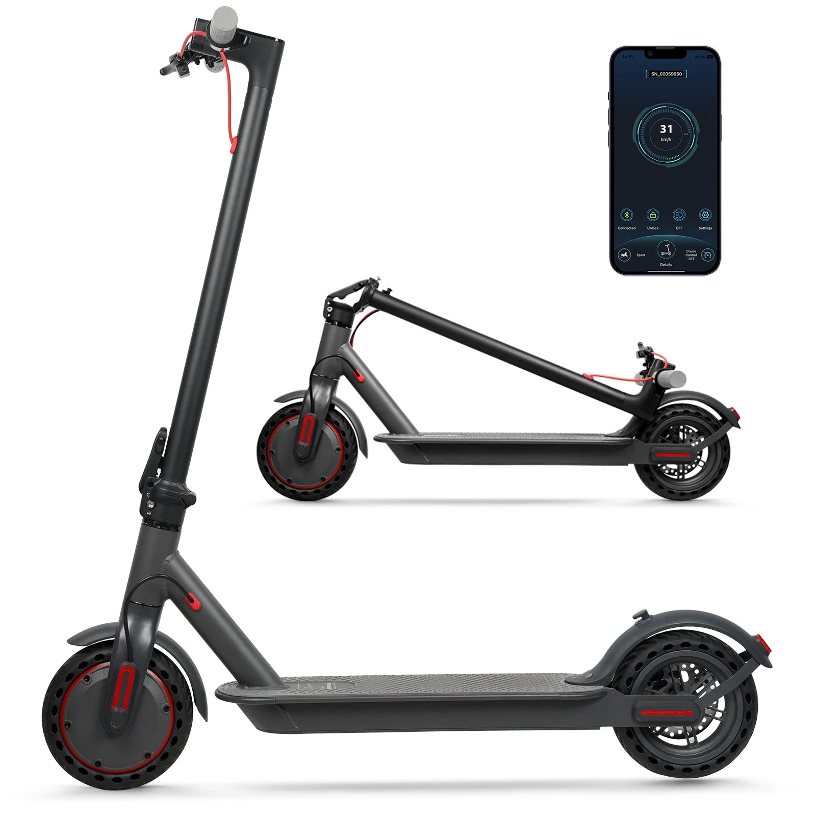 Trottinette électrique AOVOPRO TX01 2026 – 350W/500W, grande autonomie, Smart APP