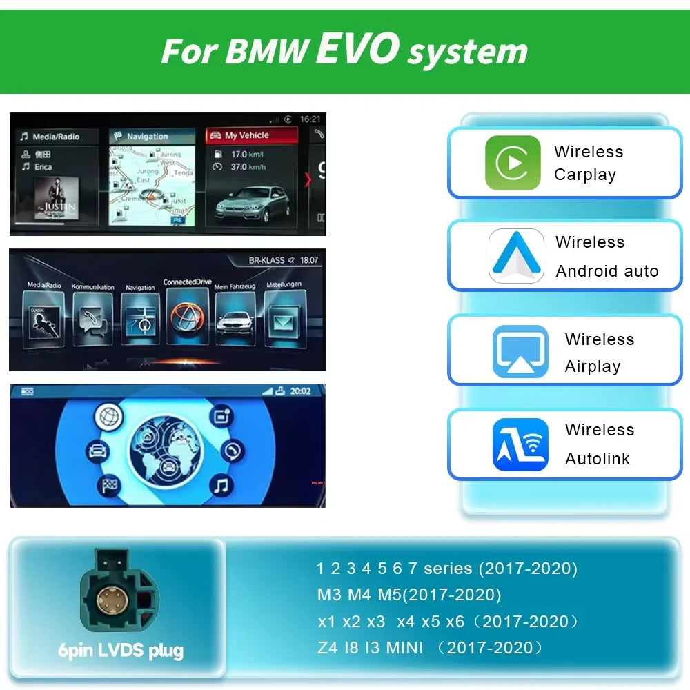 Module CarPlay & Android Auto sans fil pour BMW – Intégration OEM
