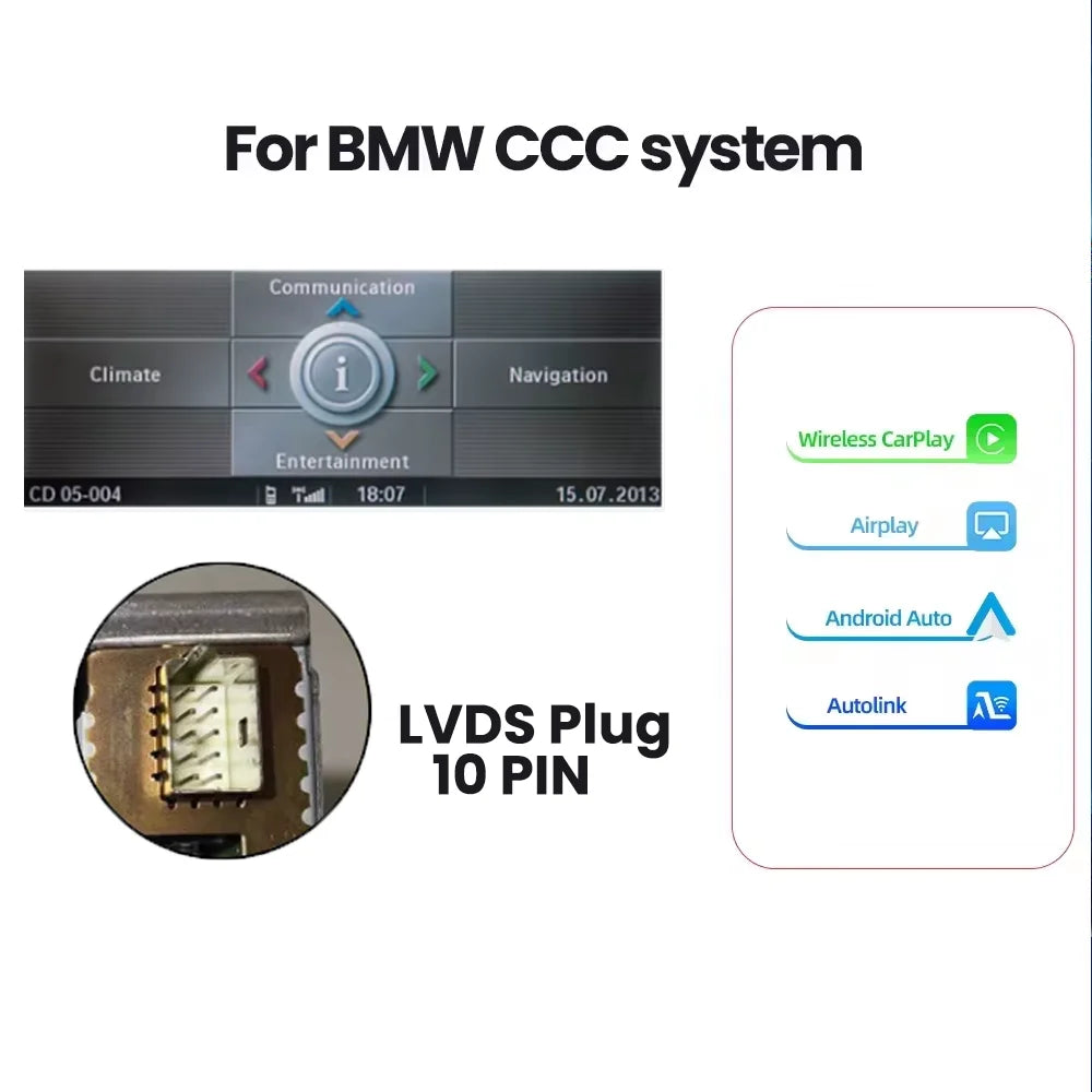 Module CarPlay & Android Auto sans fil pour BMW – Intégration OEM