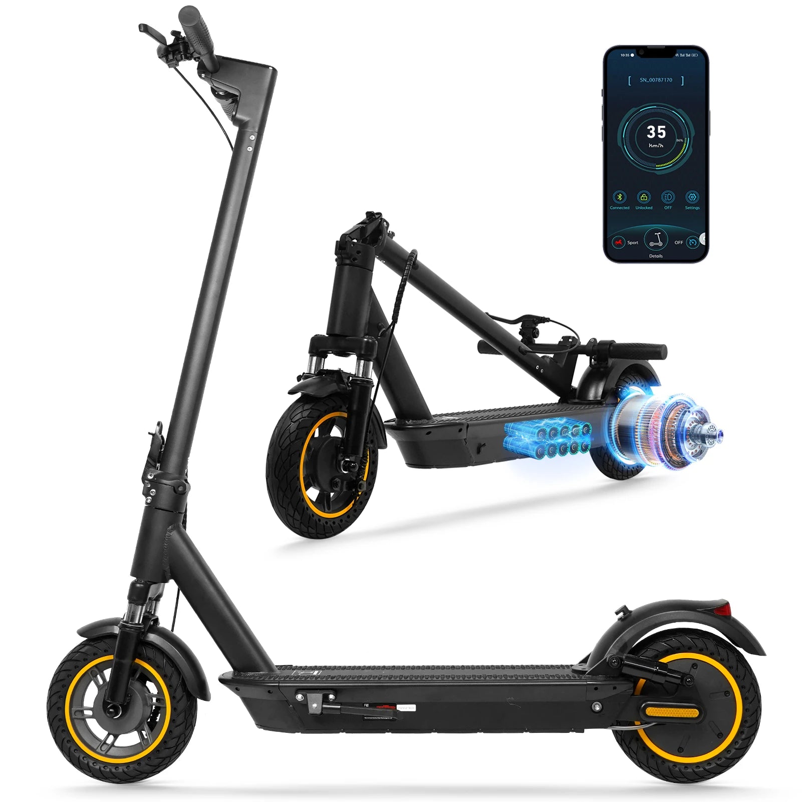 Trottinette électrique AOVOPRO TX01 2026 – 350W/500W, grande autonomie, Smart APP