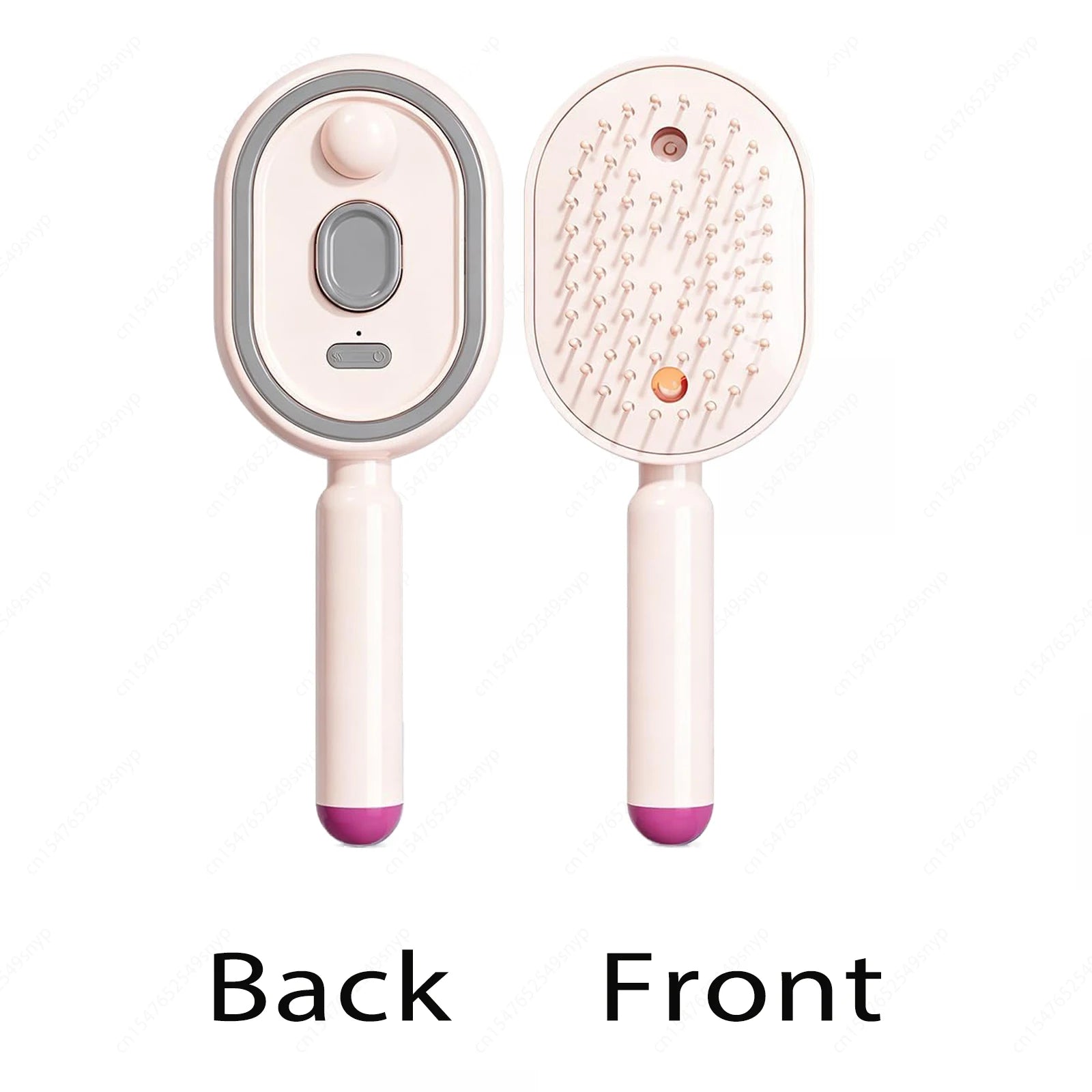 Brosse électrique 3-en-1 pour cheveux – Massage, vapeur et démêlage rechargeable