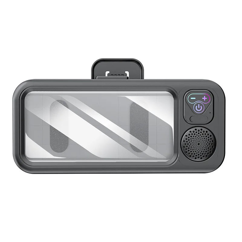 Coque Étanche pour Téléphone avec Haut-Parleur Bluetooth – Support Mural Anti-Buée pour Douche, Salle de Bain et Cuisine