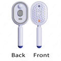 Brosse électrique 3-en-1 pour cheveux – Massage, vapeur et démêlage rechargeable
