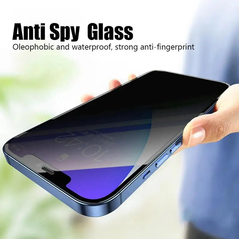 Lot de 3 Verres Trempés Anti-Espion pour iPhone – Protection Confidentialité