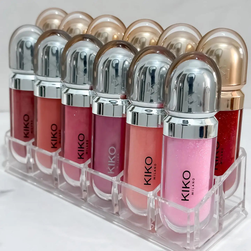 Gloss à Lèvres Effet Miroir 3D – Waterproof, Longue Tenue, Anti-Transfert, Finition Brillante, Teinte Rouge Rosé