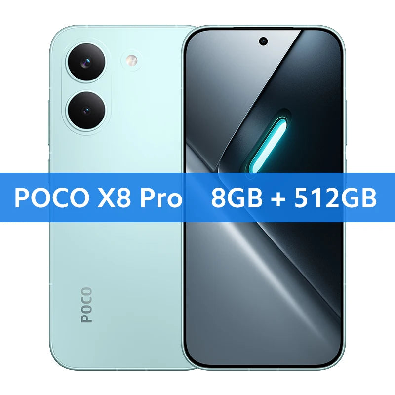 POCO X8 Pro – Smartphone 5G, 6500 mAh, Charge 100 W, Appareil photo 50 MP