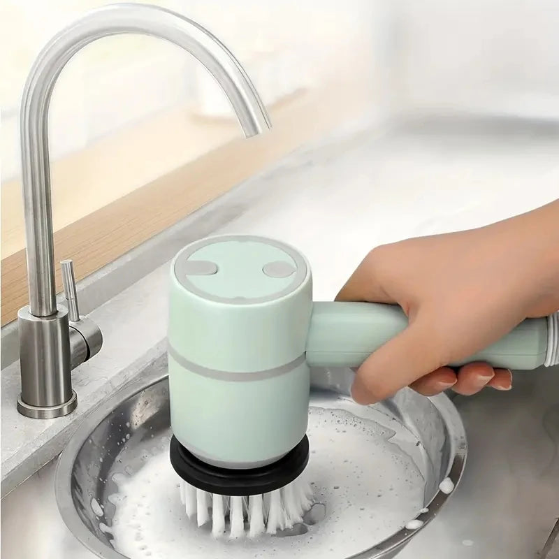 Brosse de nettoyage électrique sans fil 3-en-1 OLOEY – Nettoyeur rotatif multifonction