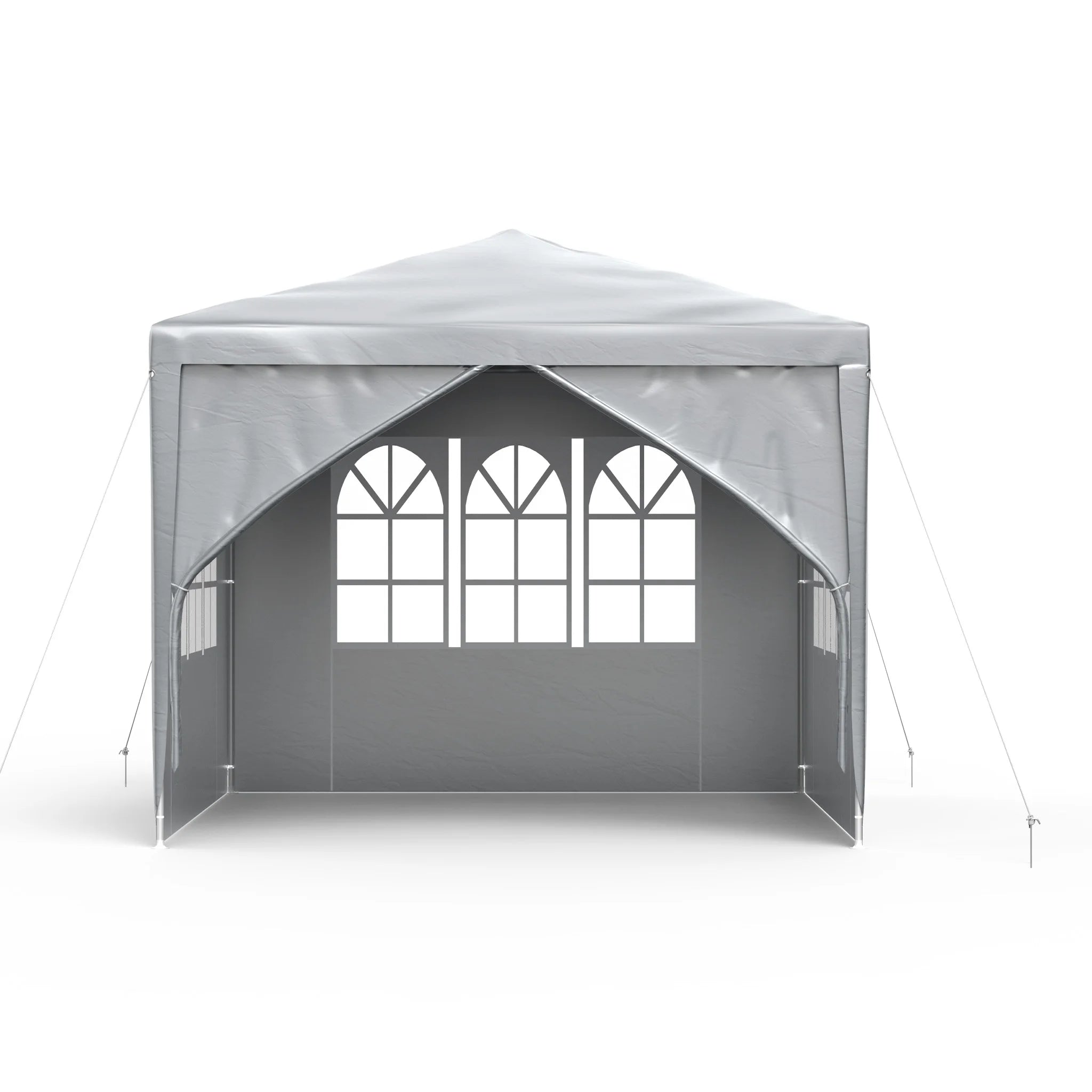 Tente de réception 3x3 / 3x6 / 3x9 m – Pavillon de jardin avec parois amovibles