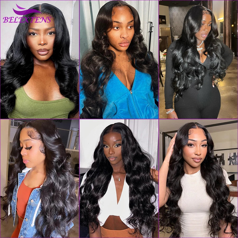 Tissage Body Wave 100 % Cheveux Humains Brésiliens – 12 à 32 Pouces