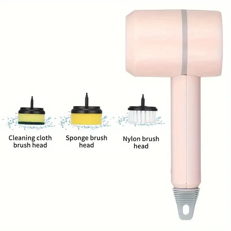 Brosse de nettoyage électrique sans fil 3-en-1 OLOEY – Nettoyeur rotatif multifonction
