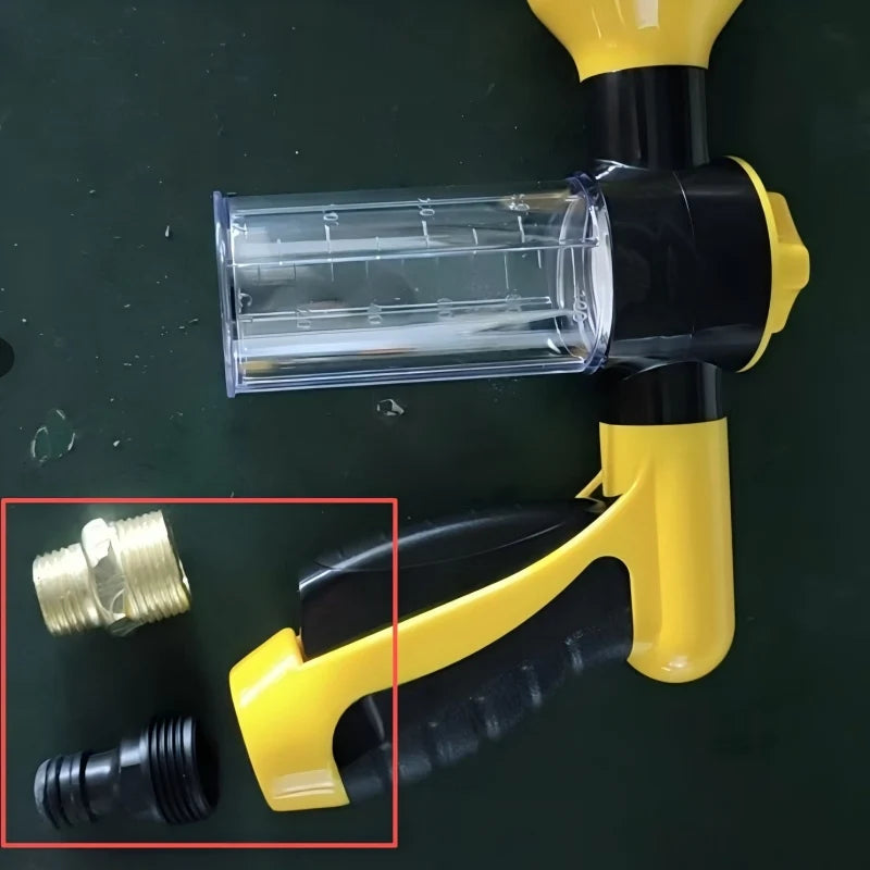 Pistolet de Douche Haute Pression pour Chien – Buse de Pulvérisation 3 Modes avec Réservoir à Savon, Outil de Lavage et Toilettage pour Animaux