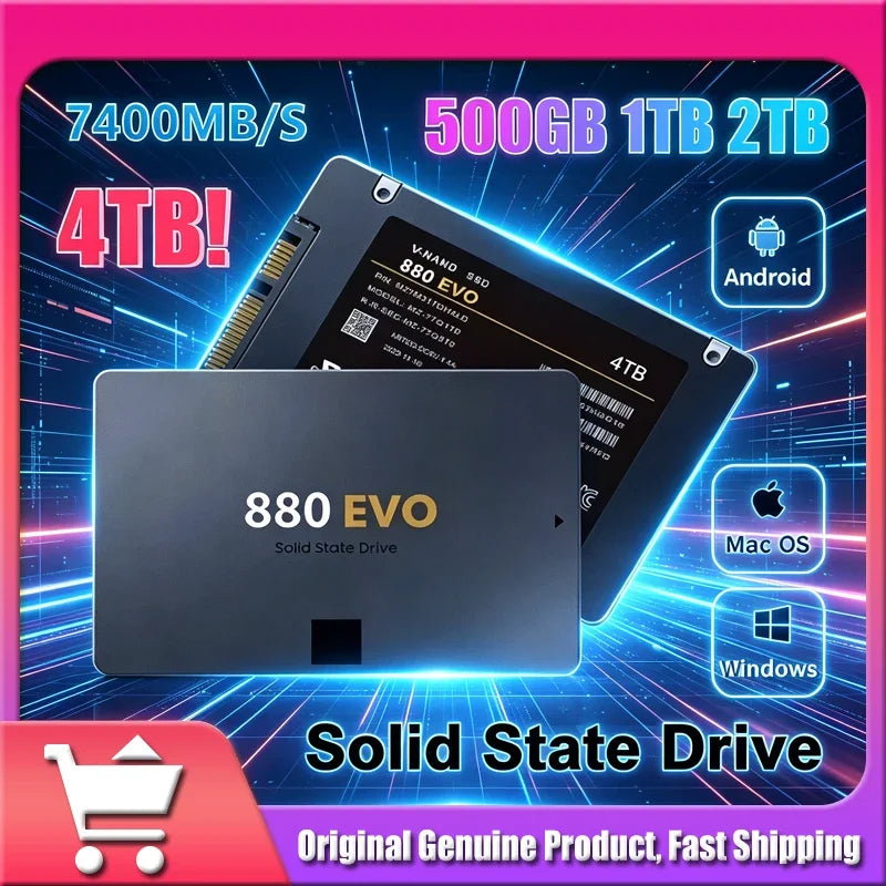 SSD 880 EVO SATA 2,5" – 2 To / 4 To Haute Vitesse