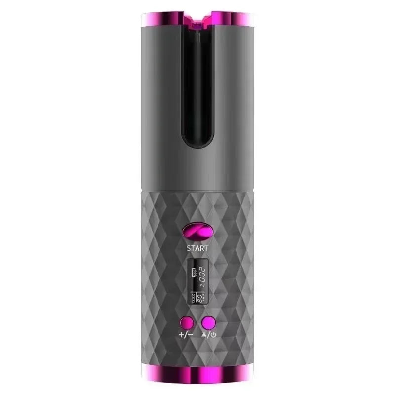 Bigoudi automatique sans fil USB – Fer à friser portable anti-brûlure