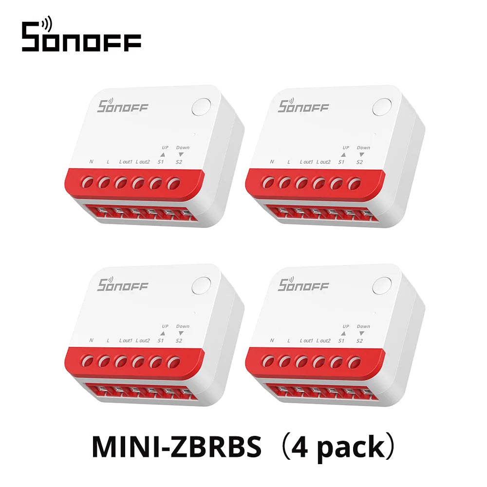 SONOFF MINI-ZBRBS – Interrupteur intelligent Zigbee pour volets roulants