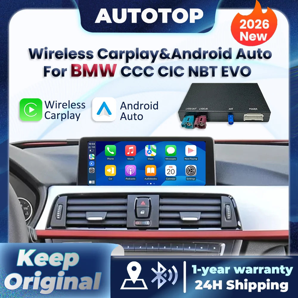 Module CarPlay & Android Auto sans fil pour BMW – Intégration OEM