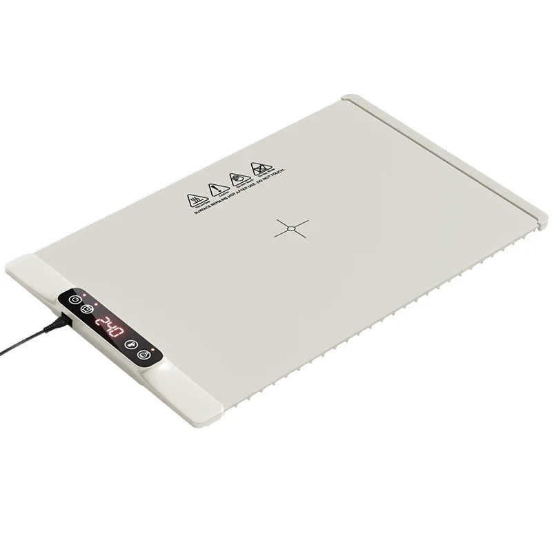 Tapis Chauffant Électrique pour Aliments – Plateau Chauffant Portable, Chauffe-Rapide en 10 Secondes, Idéal pour Buffets, Fêtes et Usage Quotidien