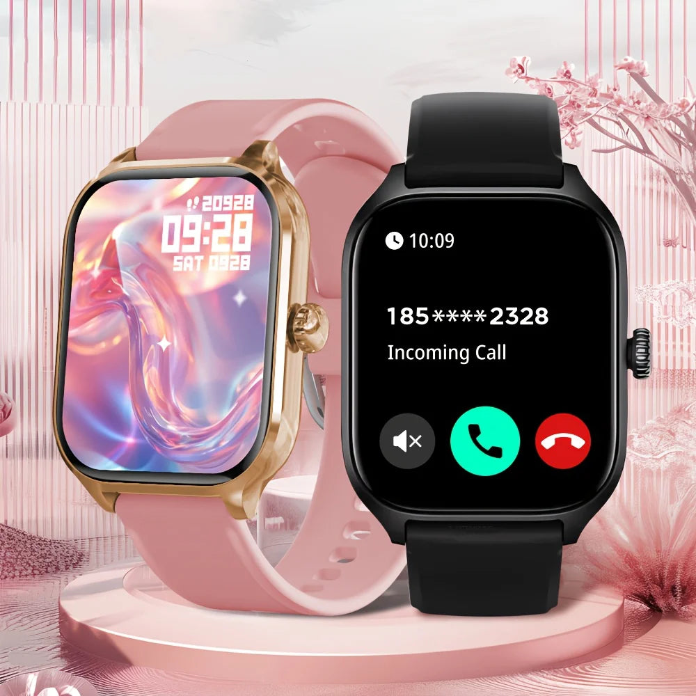 Montre Connectée Ultra Fine 1,85 Pouces – Étanche IP68, Plus de 110 Modes Sport, Suivi d’Activité et de Santé