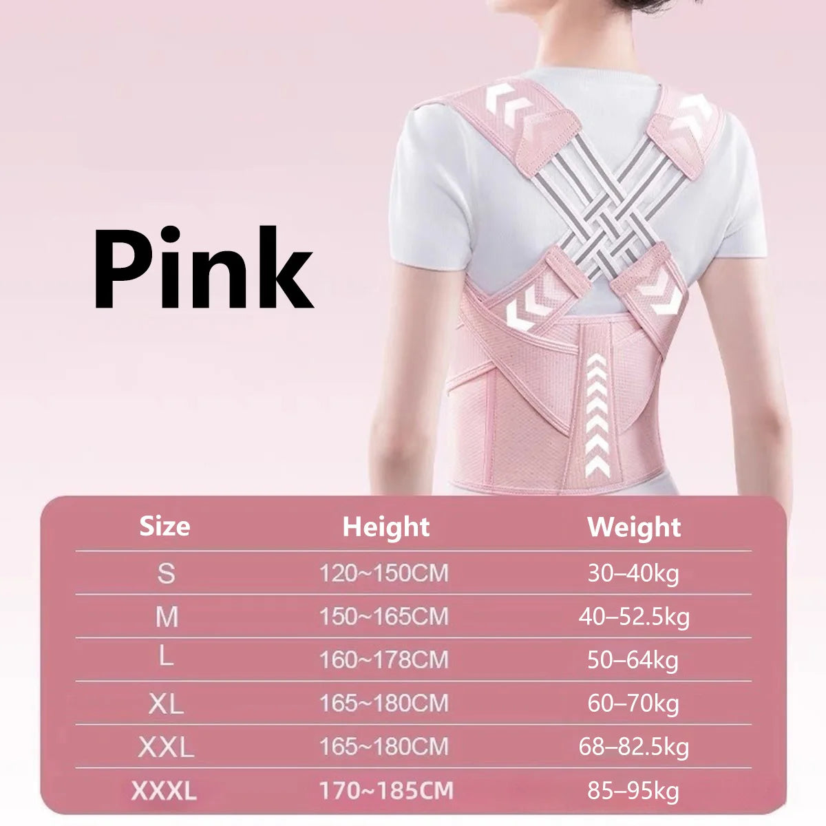 Correcteur de Posture Réglable – Ceinture de Soutien du Dos, Alignement de la Colonne Vertébrale pour Hommes et Femmes