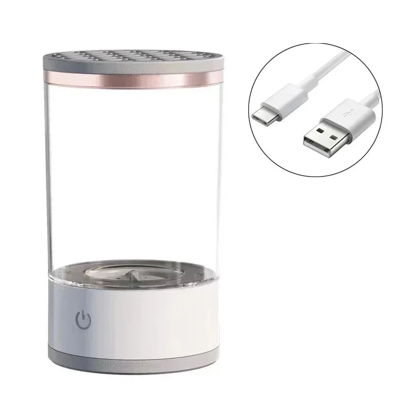 Nettoyeur électrique de pinceaux de maquillage 3-en-1 USB – Lavage et séchage rapide