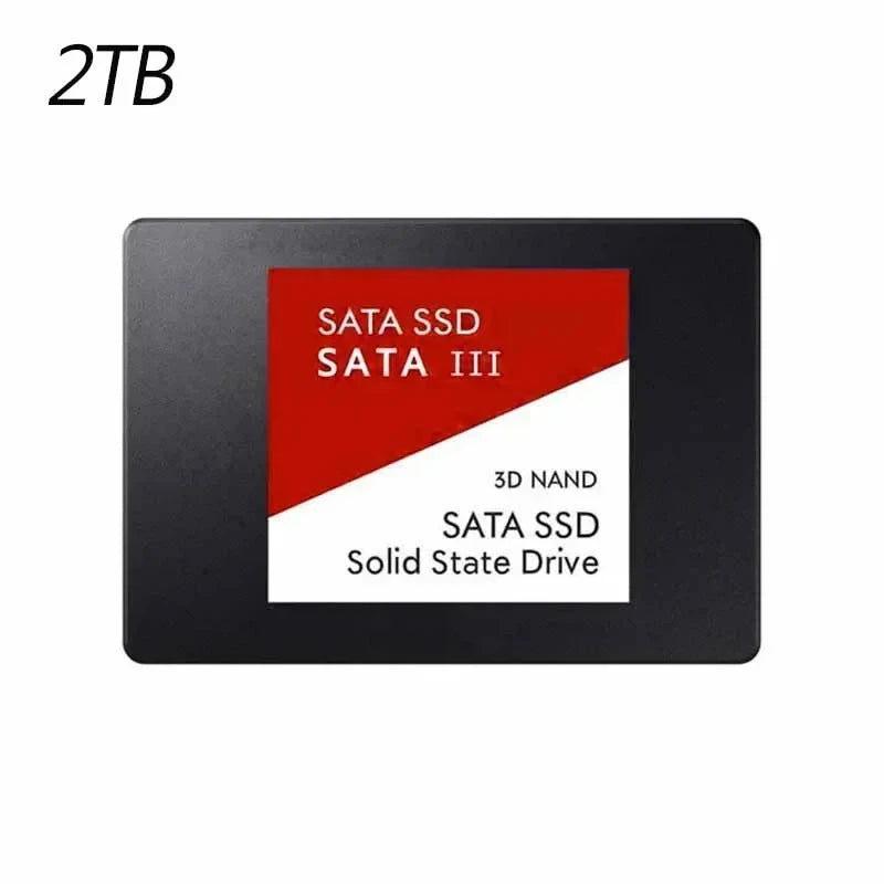 SSD SATA 2,5" Haute Vitesse – 500 Go, 1 To ou 2 To pour PC et ordinateur portable