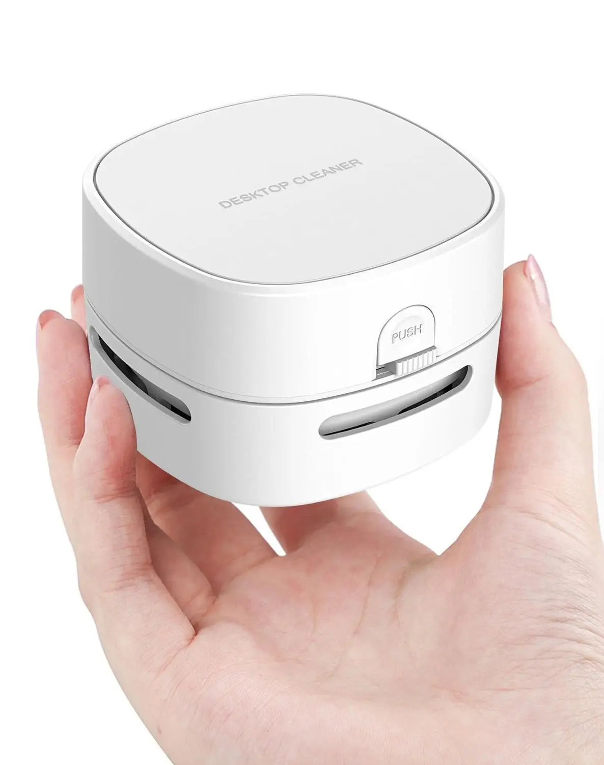 Mini Aspirateur de Bureau Sans Fil – Aspirateur Portable Rechargeable pour Table, Clavier, Poussière, Miettes et Nettoyage de Bureau