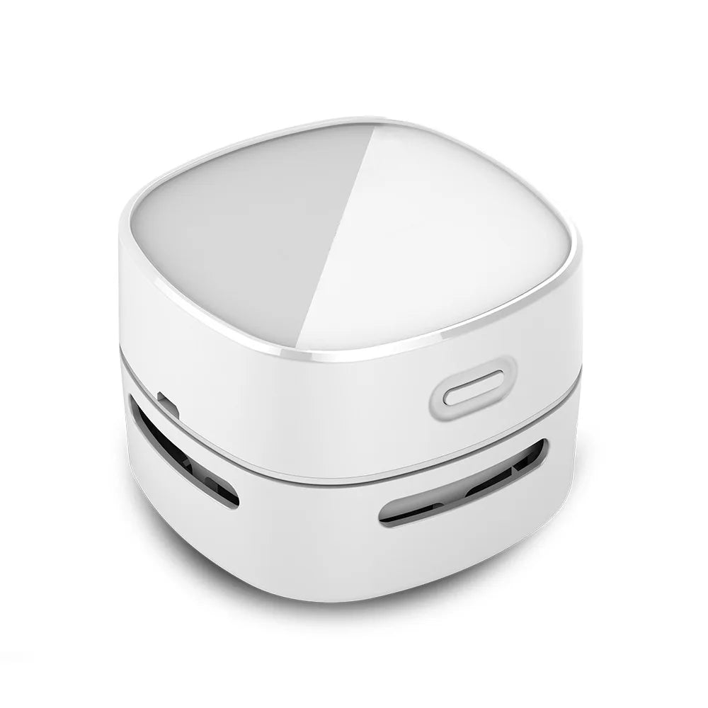 Mini Aspirateur de Bureau Sans Fil – Aspirateur Portable Rechargeable pour Table, Clavier, Poussière, Miettes et Nettoyage de Bureau